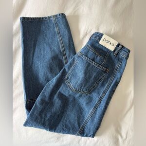 Parke Women's Denim Straight Jeans - Classic Blue